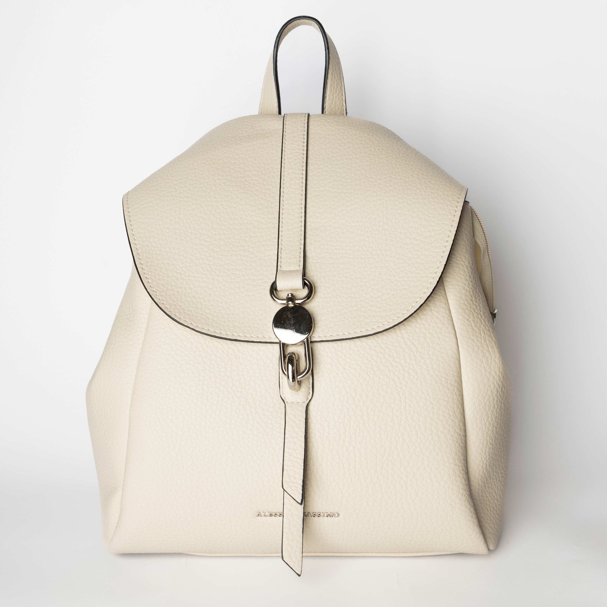 Zaino Elegante in Ecopelle Beige - Alessia Massimo