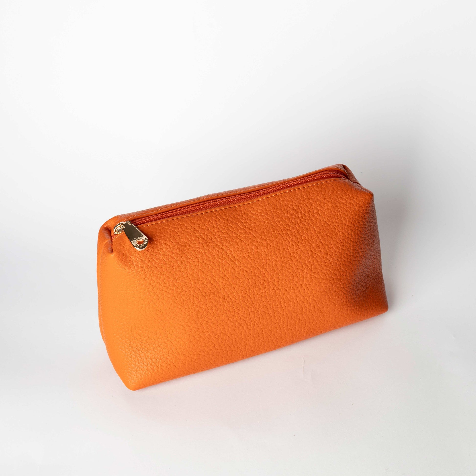 Borsa Shopper Arancione in Ecopelle