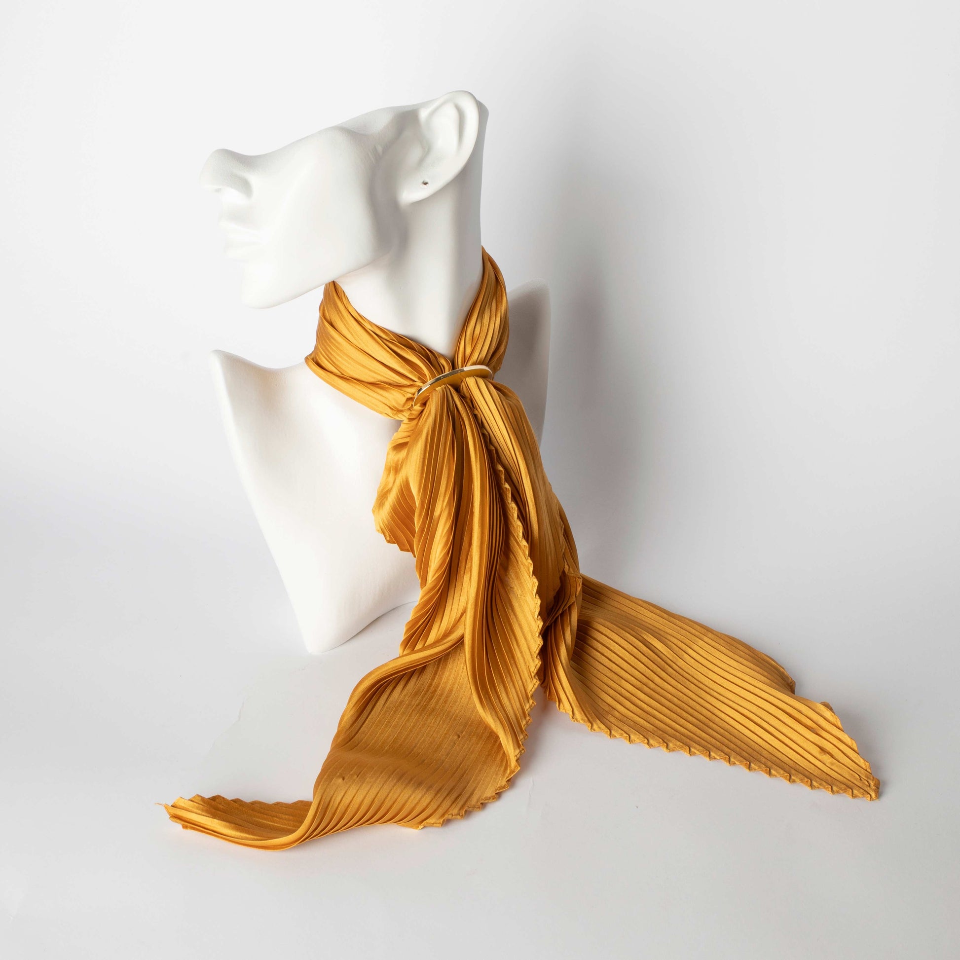 Foulard Plissé Rosso