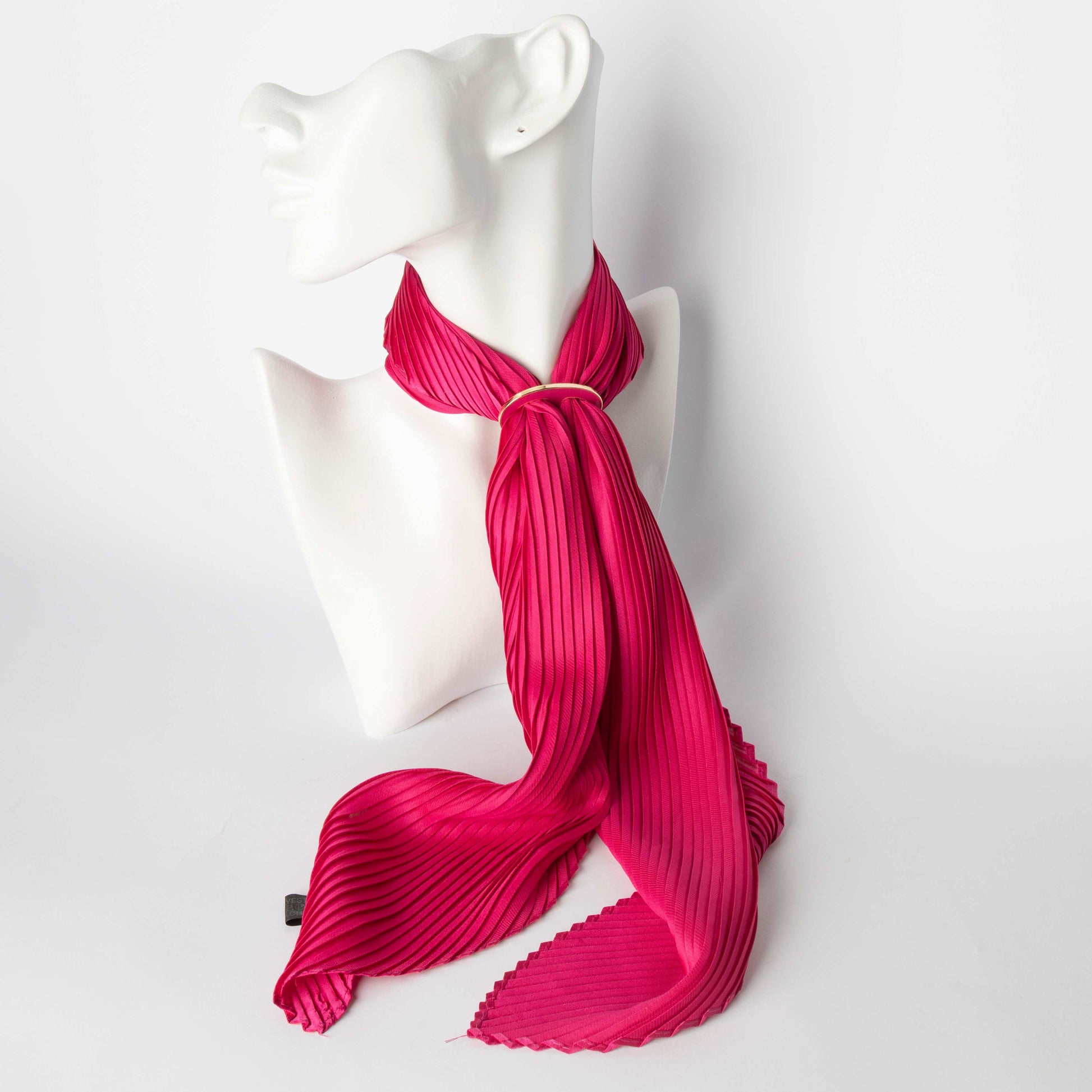 Foulard Plissé Rosso