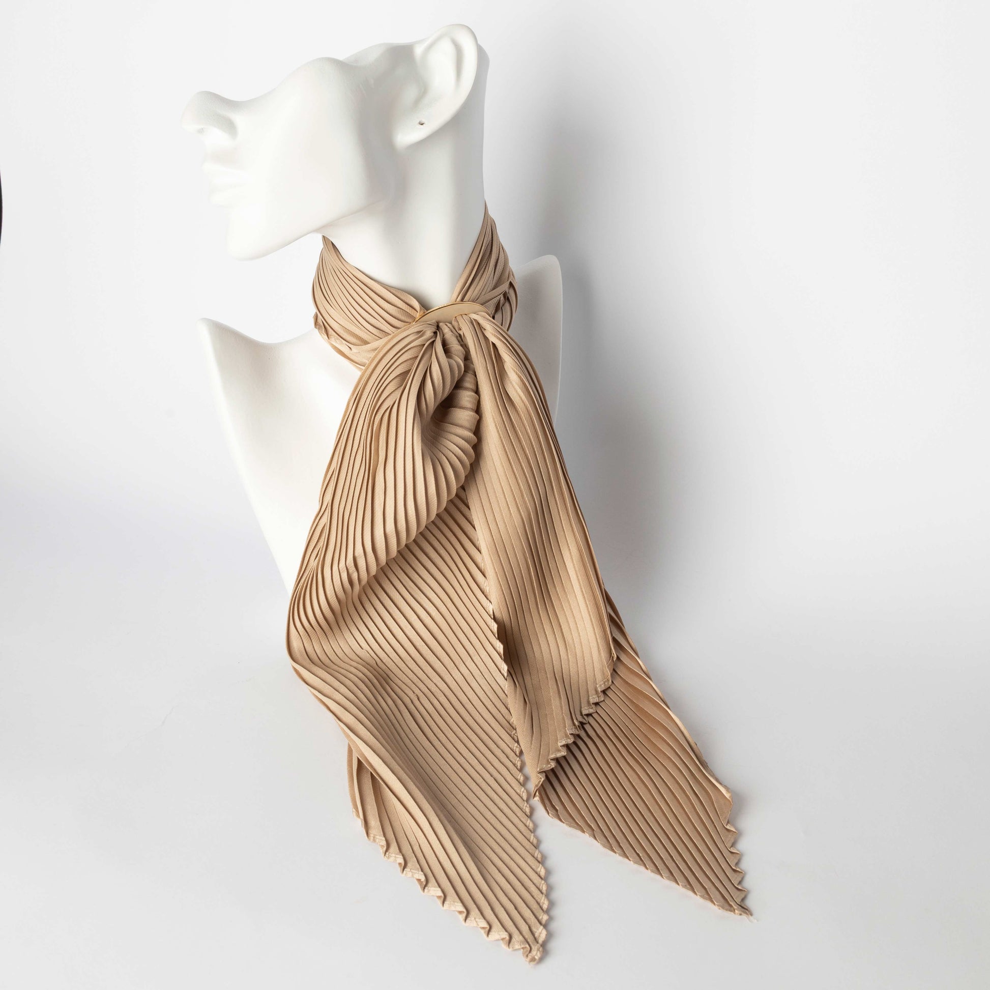 Foulard Plissé Rosso