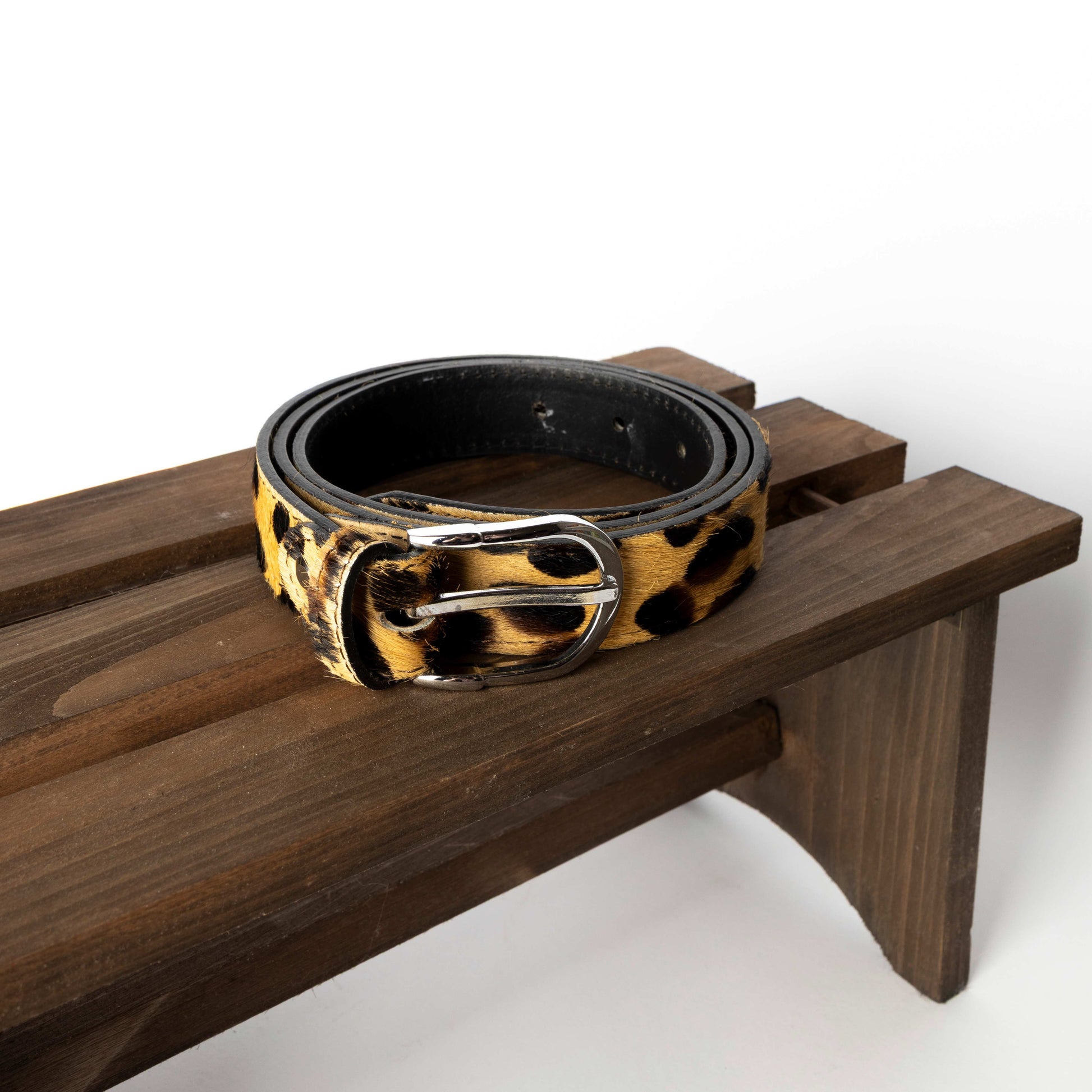 Cintura Animalier con Finitura in Cavallino