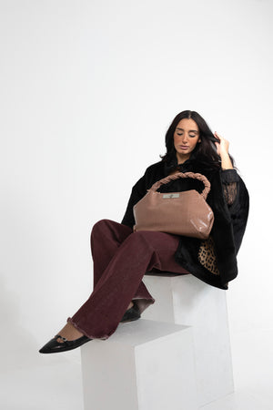 Pantaloni burgundy Saiph