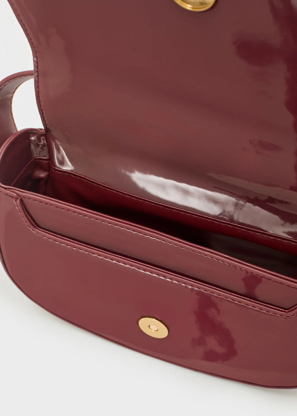 Borsetta in vernice bordeaux Nalì