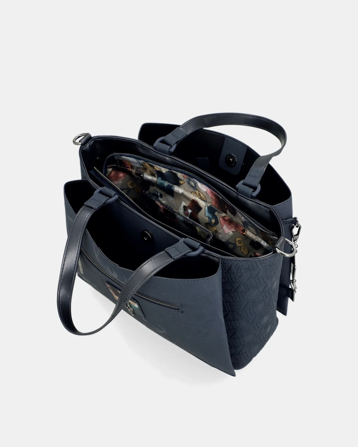 Borsa a spalla Blu Anekke