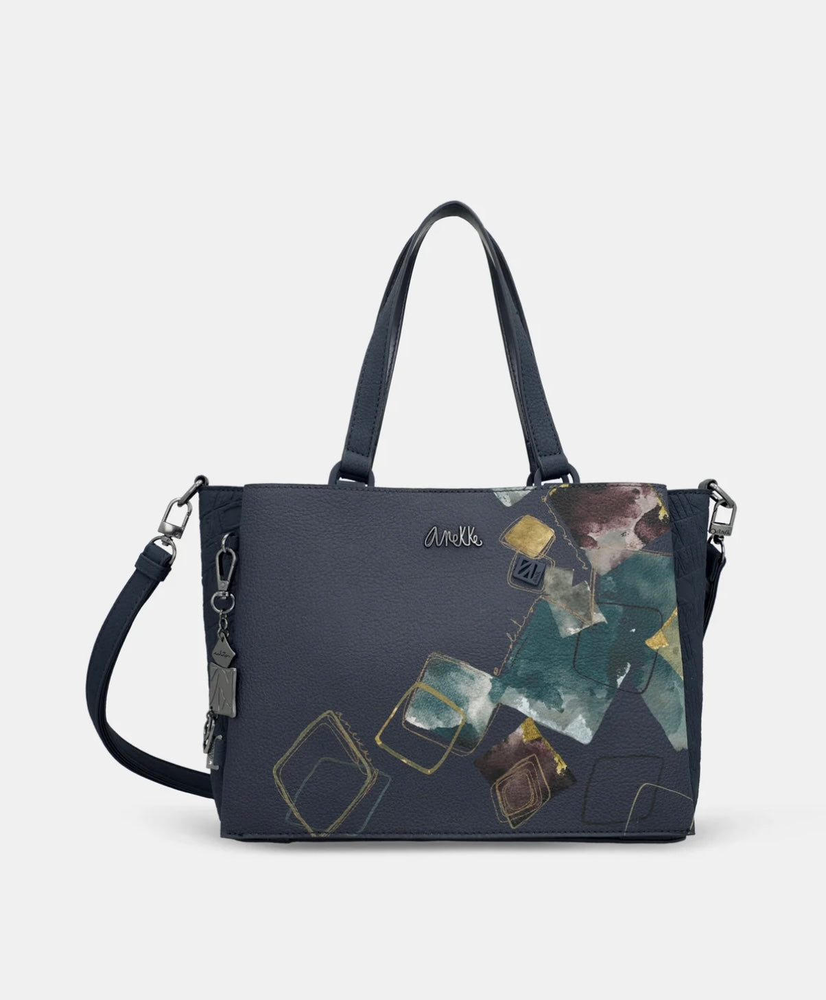 Borsa a spalla Blu Anekke