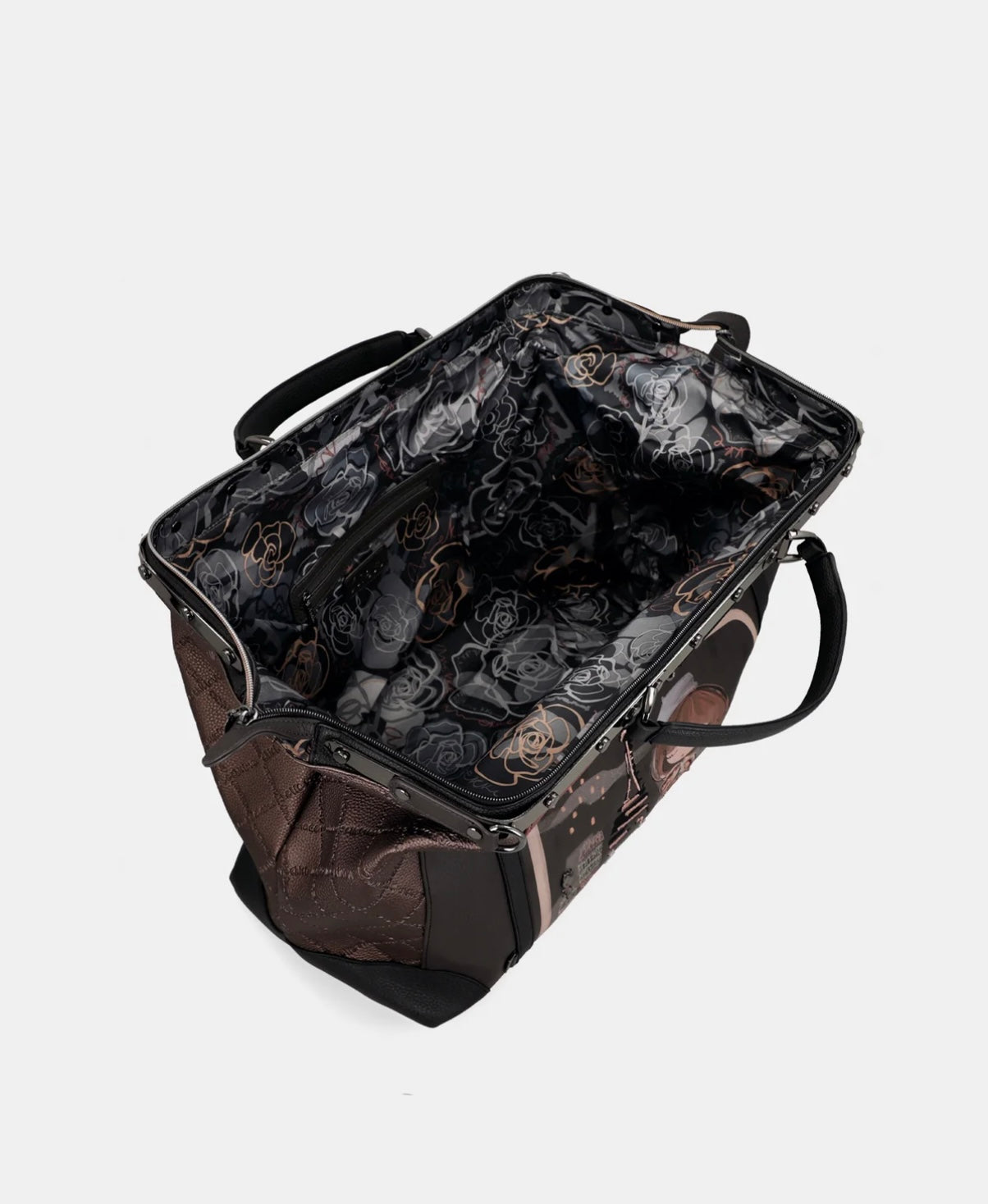 Borsone da viaggio a fantasia Anekke