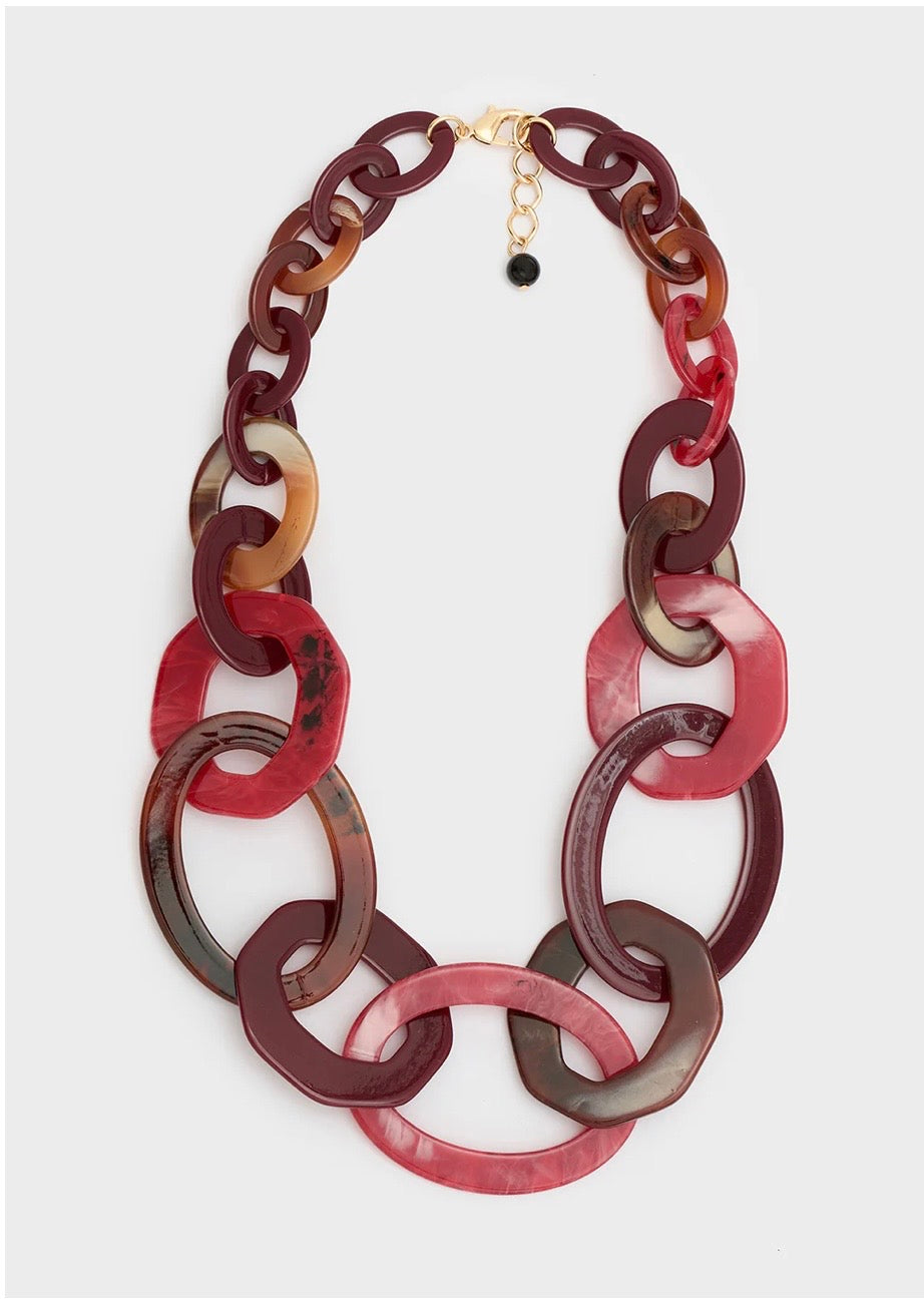 Collana bordeaux Nalì