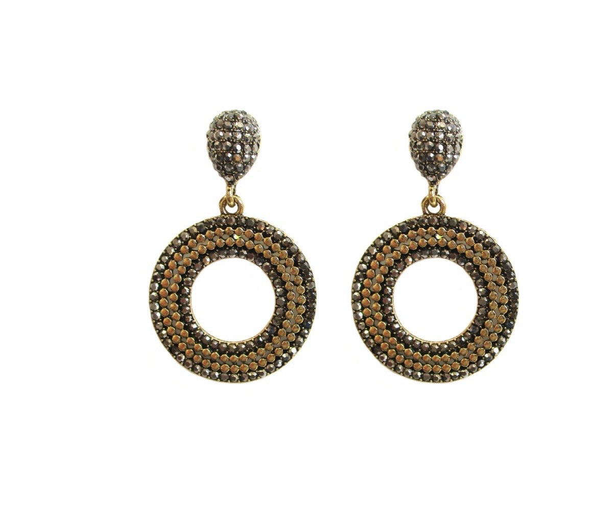 Orecchini a cerchio argento Dolman