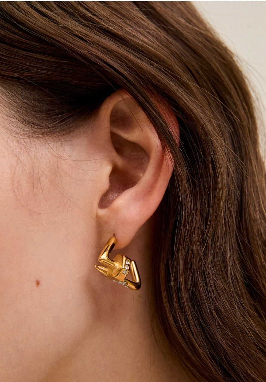 Orecchini dorati Nalì