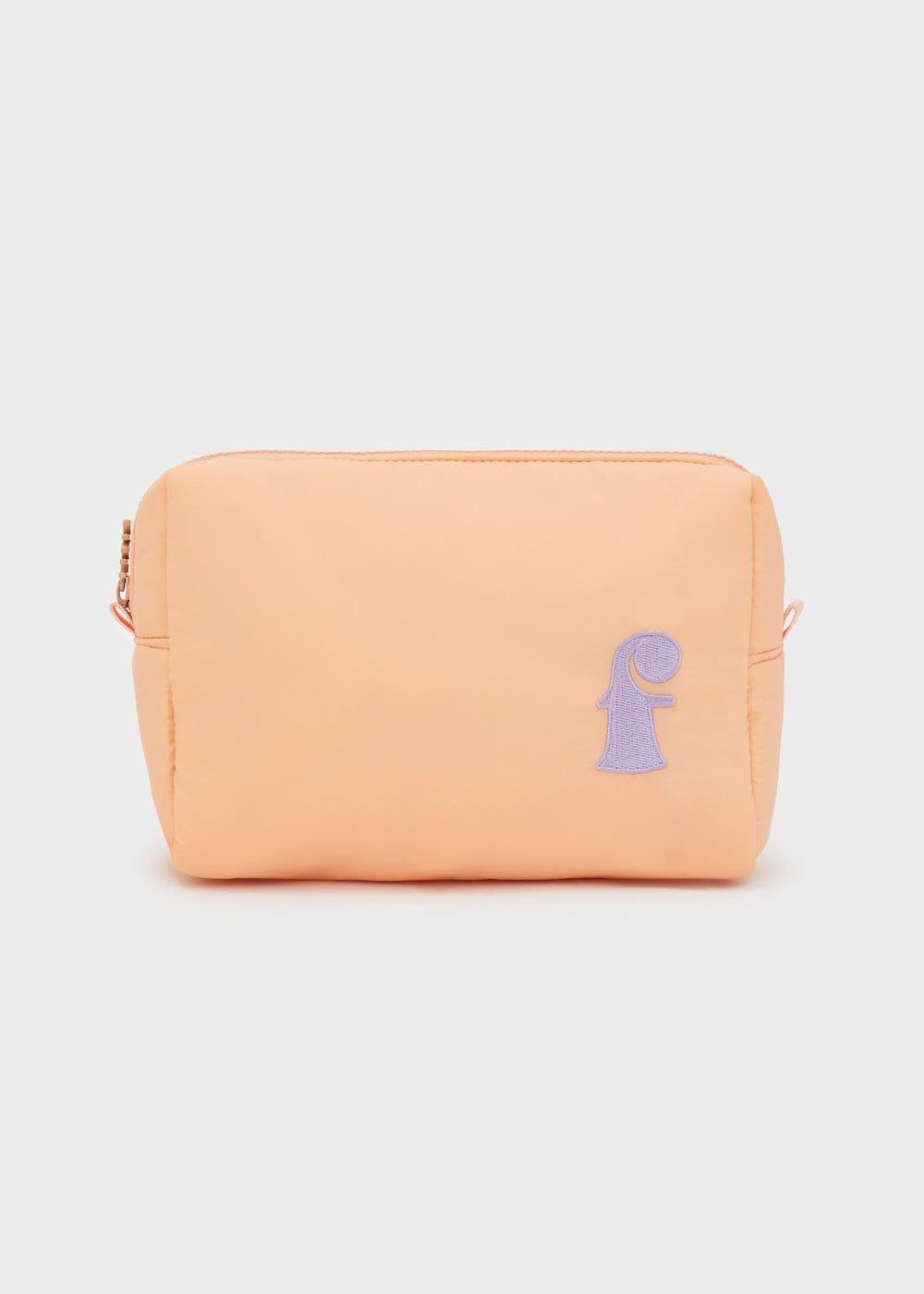 Beauty Case Verde Pastello con Iniziale Rosa