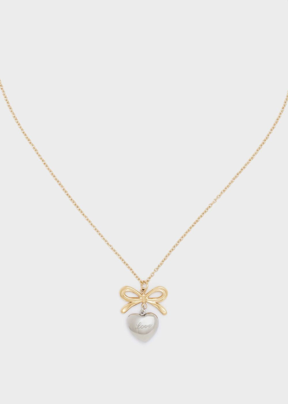 Collana con Fiocco e Cuore