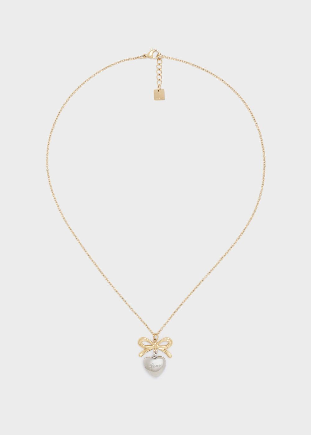 Collana con Fiocco e Cuore