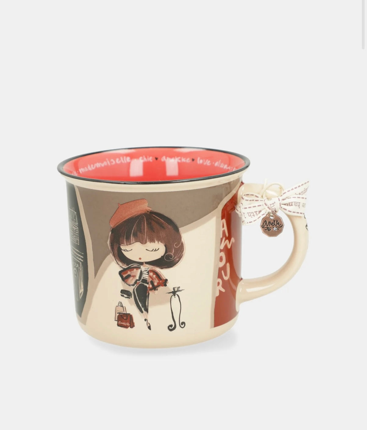 tazza fantasia marrone/beige Anekke