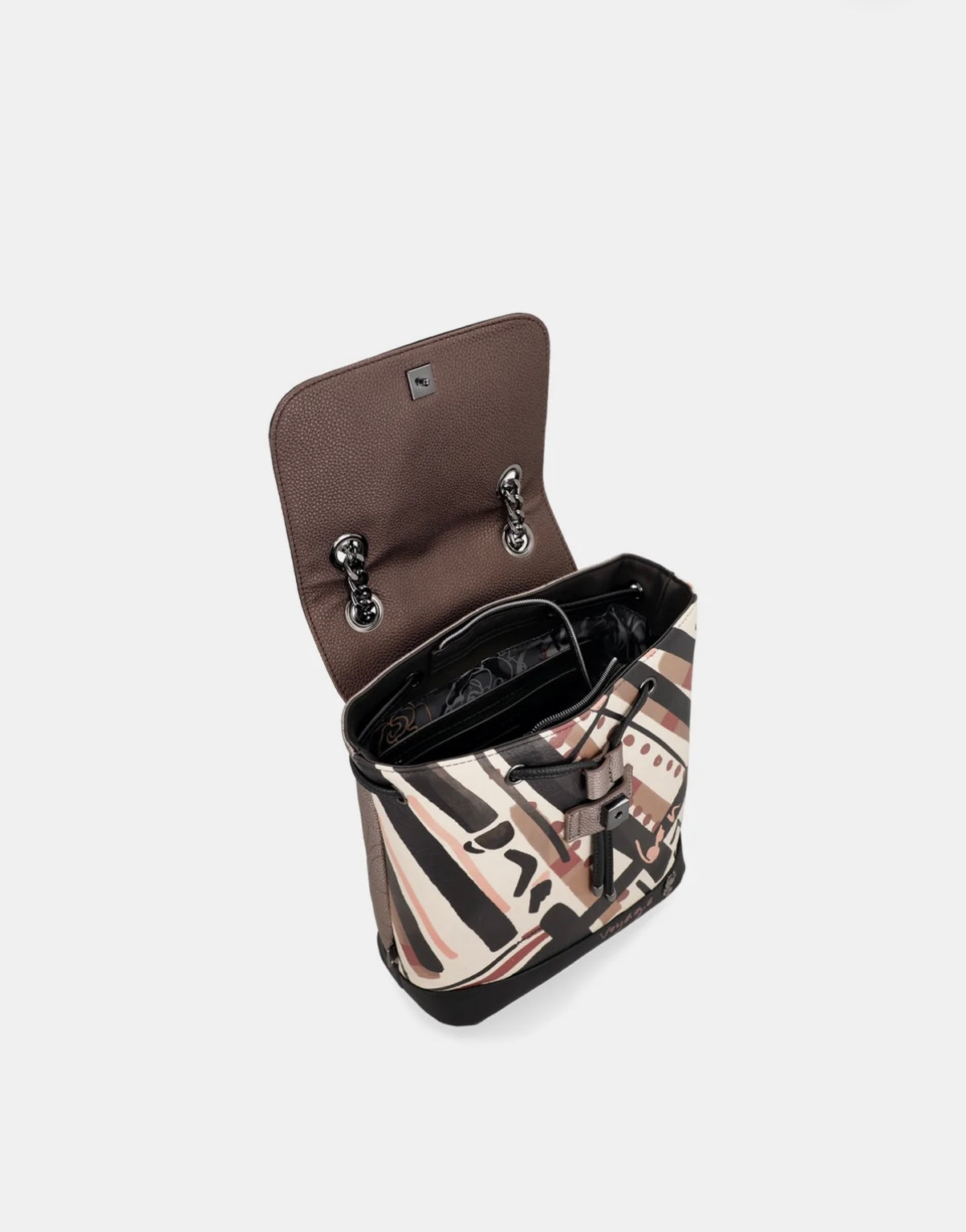 Zaino fantasia testa di moro/marrone/beige Anekke